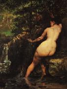 Gustave Courbet The Source oil painting on canvas